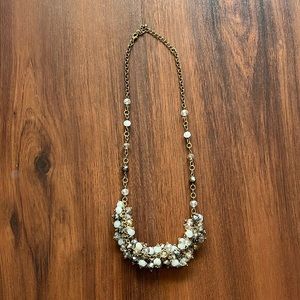 Beaded Gold and Silver Necklace